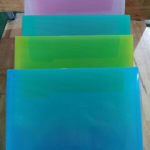 Bìa hộp nhựa 1 ngăn (2 nút)